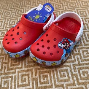 Super Mario Light Up Crocs